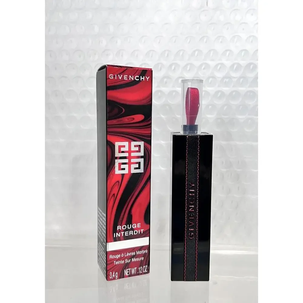 Givenchy Rouge Interdit #25‎ Revelateur Ltd. Ed. Marble Lipstick (Red) NIB